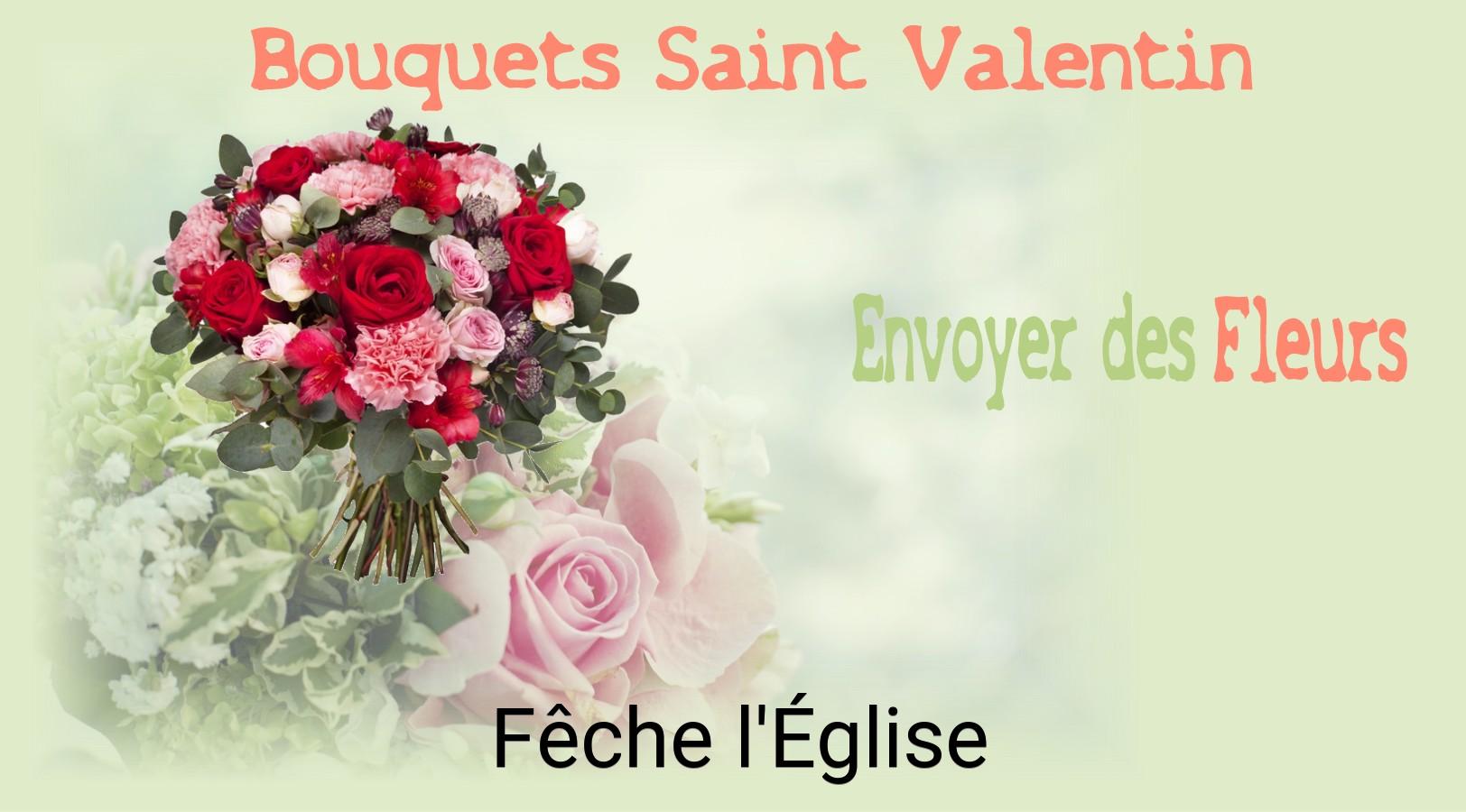 Roses de Saint-Valentin livrées à Fêche-l'Église